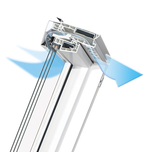 FAKRO® onderhoudsarm tuimeldakraam kunststof PTP-V U4 - Afbeelding 51